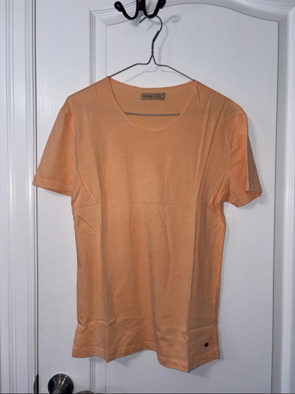 Peach Crew Neck T-Shirt